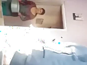 Maid surprised by sudden exposure of male genitalia