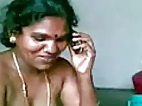 Middle-aged Indian woman from Telugu region